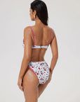 Color Block Underwire 2 Piece Swimsuit