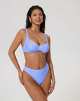 Color Block Underwire 2 Piece Swimsuit