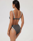 Color Block Underwire 2 Piece Swimsuit