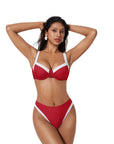 Color Block Underwire 2 Piece Swimsuit