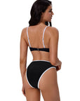 Bandeau High Waisted Bikini Set 2 Piece Swimsuits-SUUKSESS-SUUKSESS
