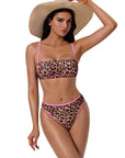 Bandeau High Waisted Bikini Set 2 Piece Swimsuits-SUUKSESS-SUUKSESS