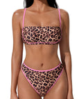 Bandeau High Waisted Bikini Set 2 Piece Swimsuits-SUUKSESS-SUUKSESS