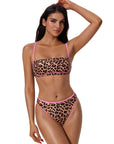 Bandeau High Waisted Bikini Set 2 Piece Swimsuits-SUUKSESS-SUUKSESS