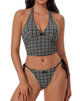 Halter String Cheeky Thong Bikini Set-SUUKSESS-SUUKSESS