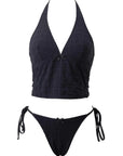 Halter String Cheeky Thong Bikini Set-SUUKSESS-SUUKSESS