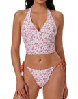 Halter String Cheeky Thong Bikini Set-SUUKSESS-SUUKSESS