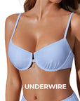 High Waisted Underwire Bikini Set