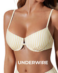 High Waisted Underwire Bikini Set