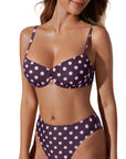 High Waisted Underwire Bikini Set