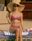 High Waisted Underwire Bikini Set
