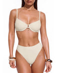 High Waisted Underwire Bikini Set