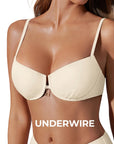 High Waisted Underwire Bikini Set
