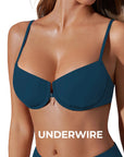 High Waisted Underwire Bikini Set