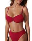 High Waisted Underwire Bikini Set