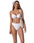 High Waisted Underwire Bikini Set-SUUKSESS-SUUKSESS