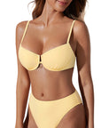 High Waisted Underwire Bikini Set