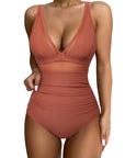Mesh Push Up Bathing Suit