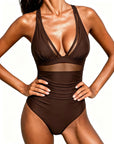 Mesh Push Up Bathing Suit