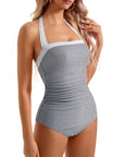 Retro Halter Bathing Suit