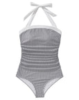 Retro Halter Bathing Suit