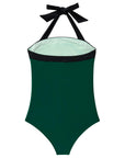 Retro Halter Bathing Suit