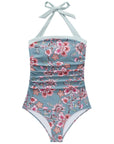 Retro Halter Bathing Suit