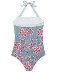 Retro Halter Bathing Suit