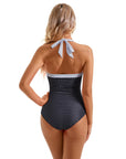 Retro Halter Bathing Suit