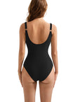 SUUKSESS Women Retro One Piece Swimsuit Sexy Tummy Control Bathing Suit-SUUKSESS-SUUKSESS