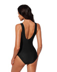 Backless Ruched Bathing Suit