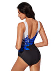 Backless Ruched Bathing Suit