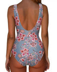 Backless Ruched Bathing Suit