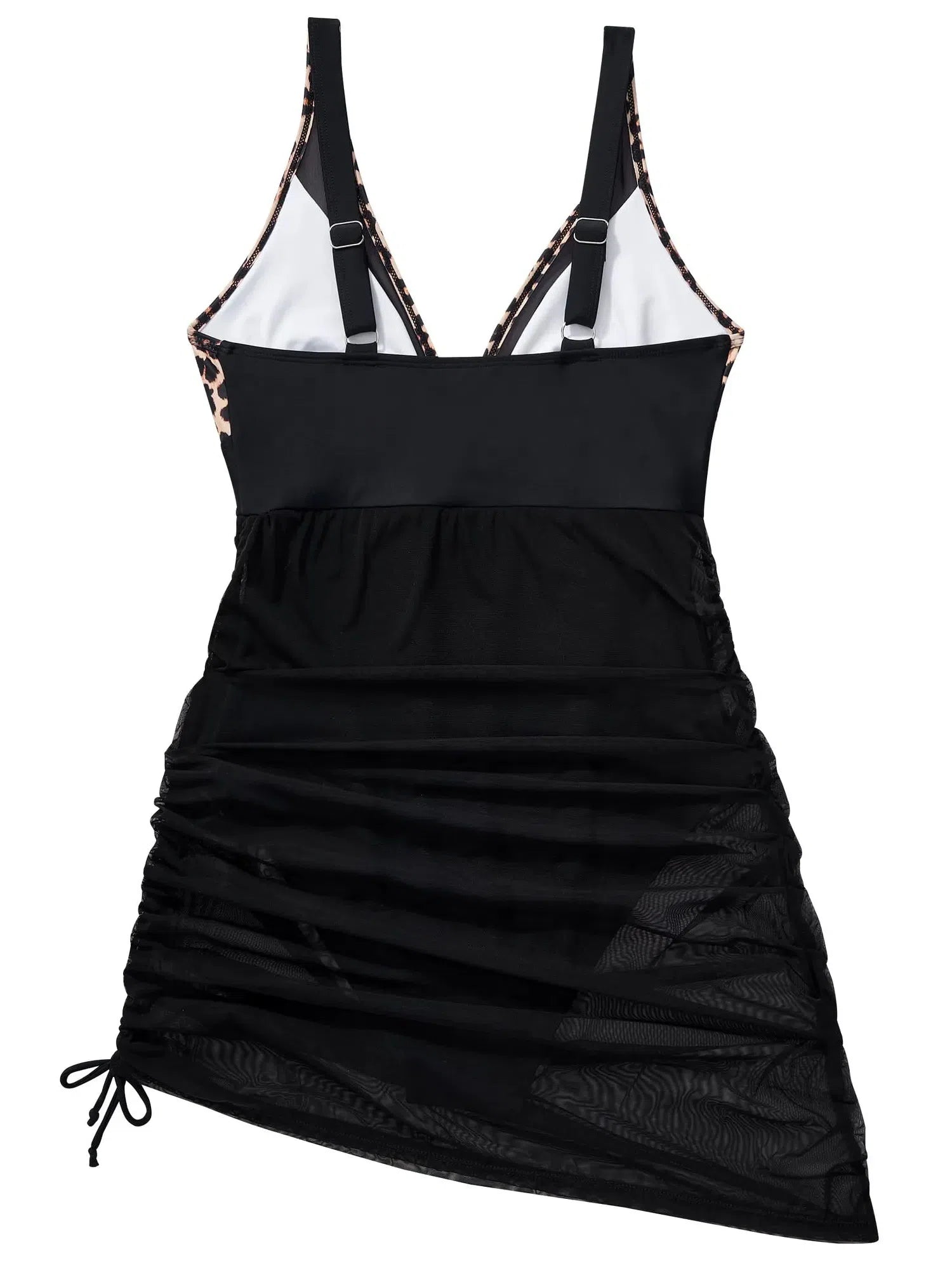 Mesh Dress Bathing Suit-Swimwear-SUUKSESS-SUUKSESS