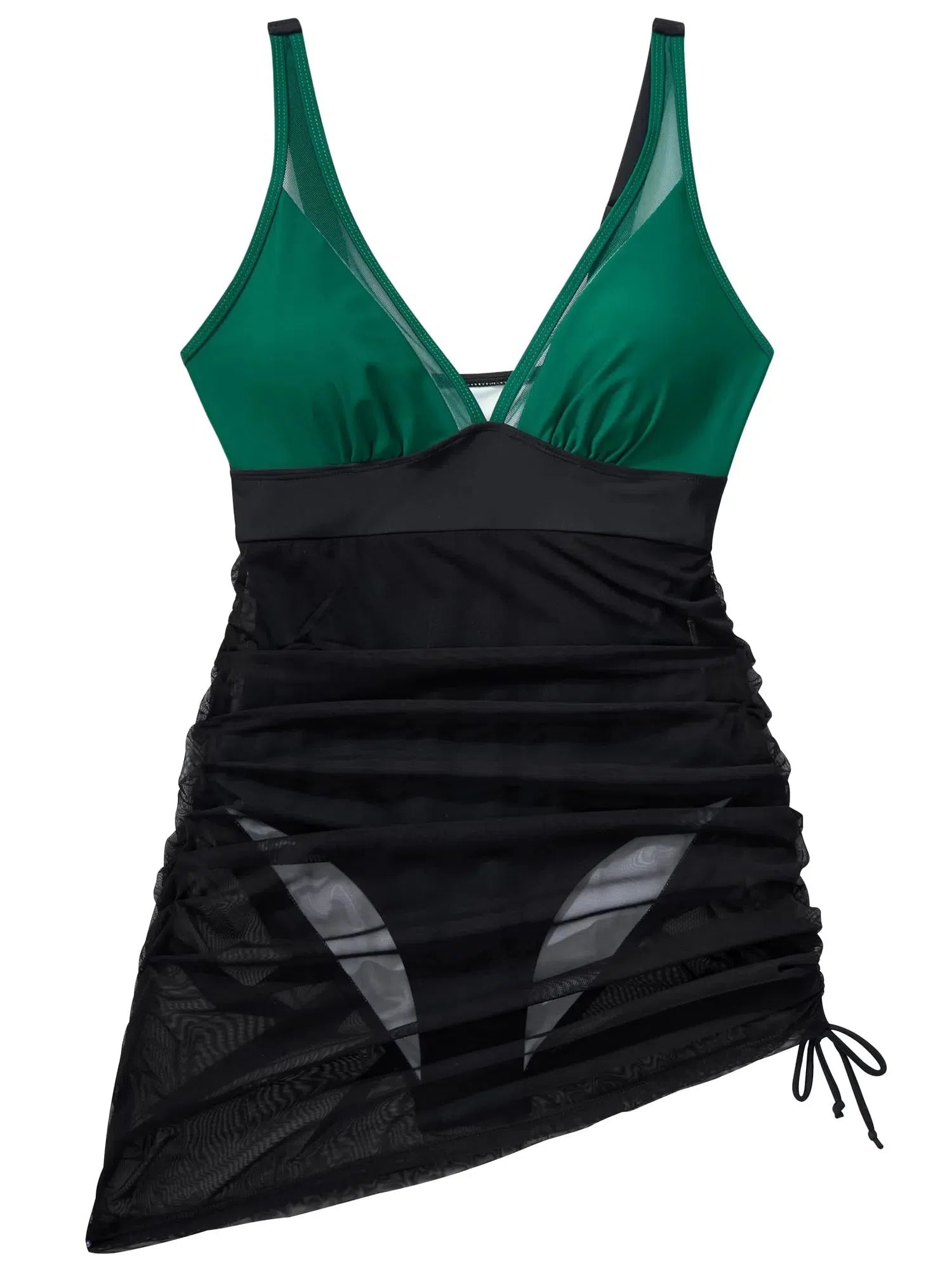 Mesh Dress Bathing Suit-Swimwear-SUUKSESS-SUUKSESS