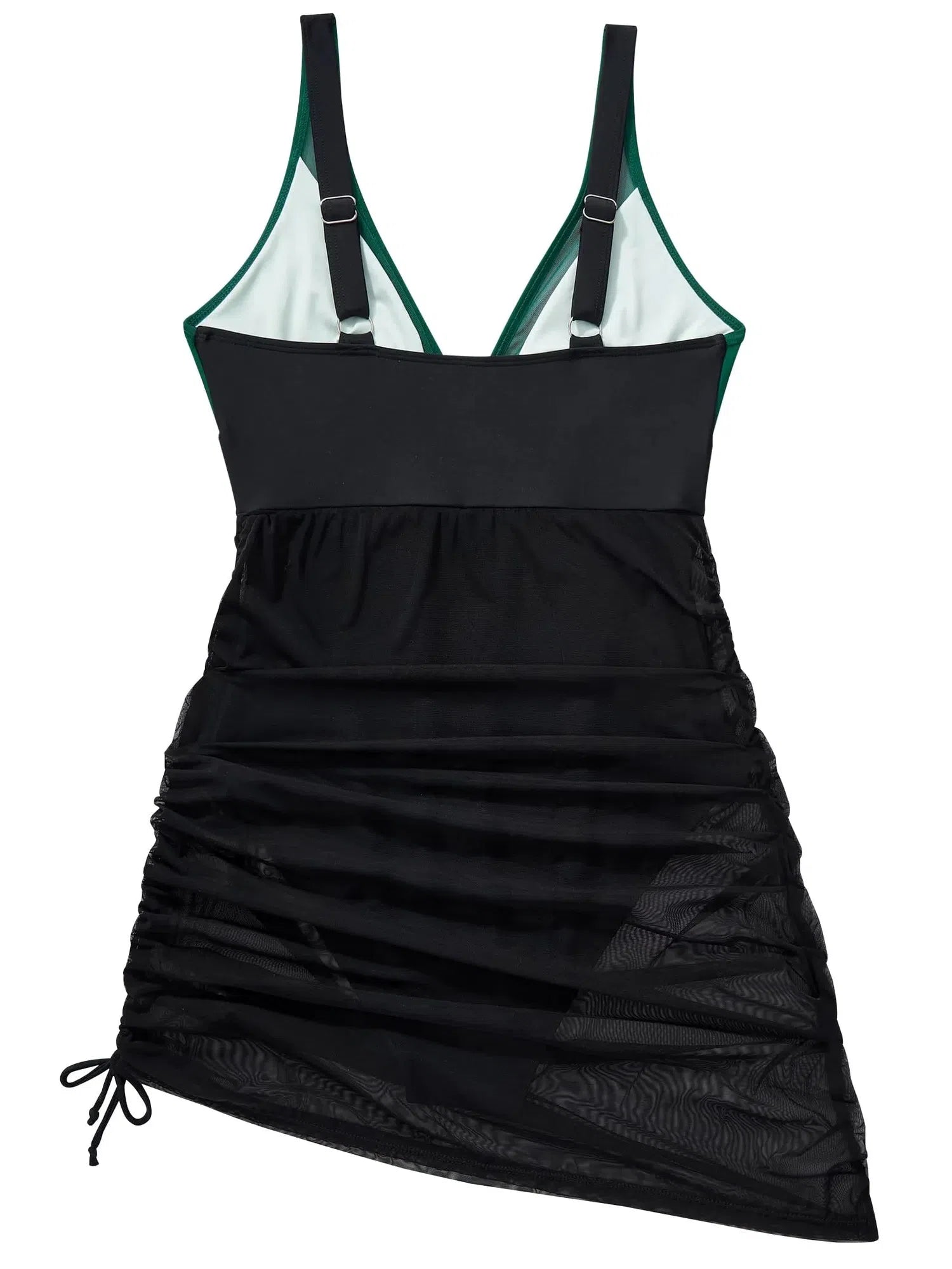 Mesh Dress Bathing Suit-Swimwear-SUUKSESS-SUUKSESS