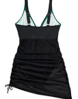 Mesh Dress Bathing Suit-Swimwear-SUUKSESS-SUUKSESS