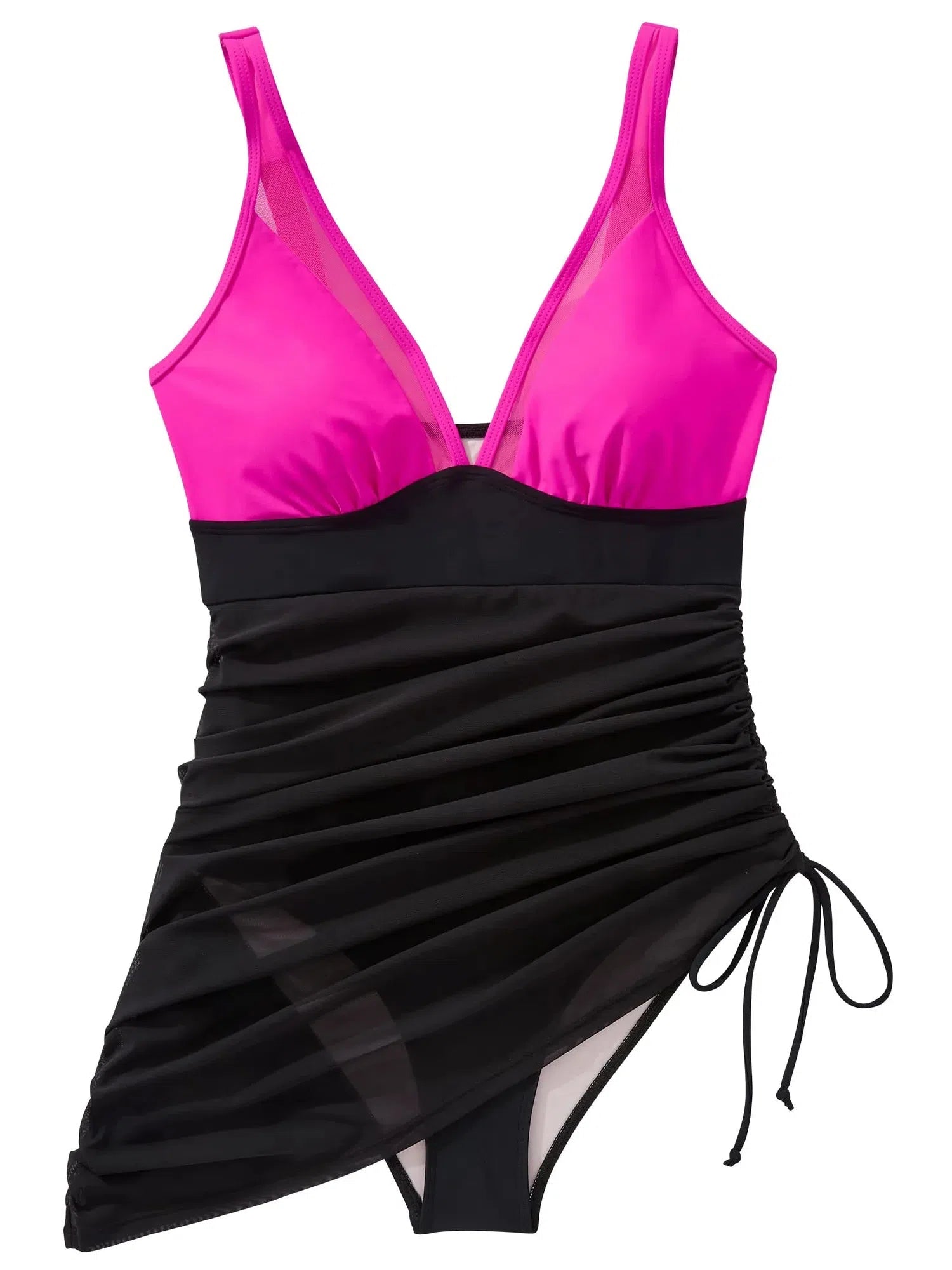 Mesh Dress Bathing Suit-Swimwear-SUUKSESS-SUUKSESS