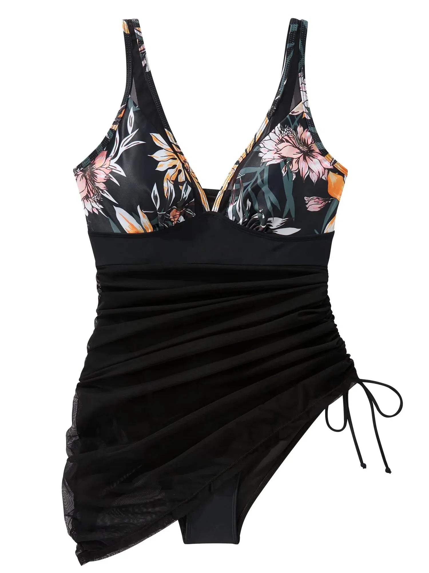 Mesh Dress Bathing Suit-Swimwear-SUUKSESS-SUUKSESS