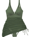 Mesh Dress Bathing Suit-Swimwear-SUUKSESS-SUUKSESS