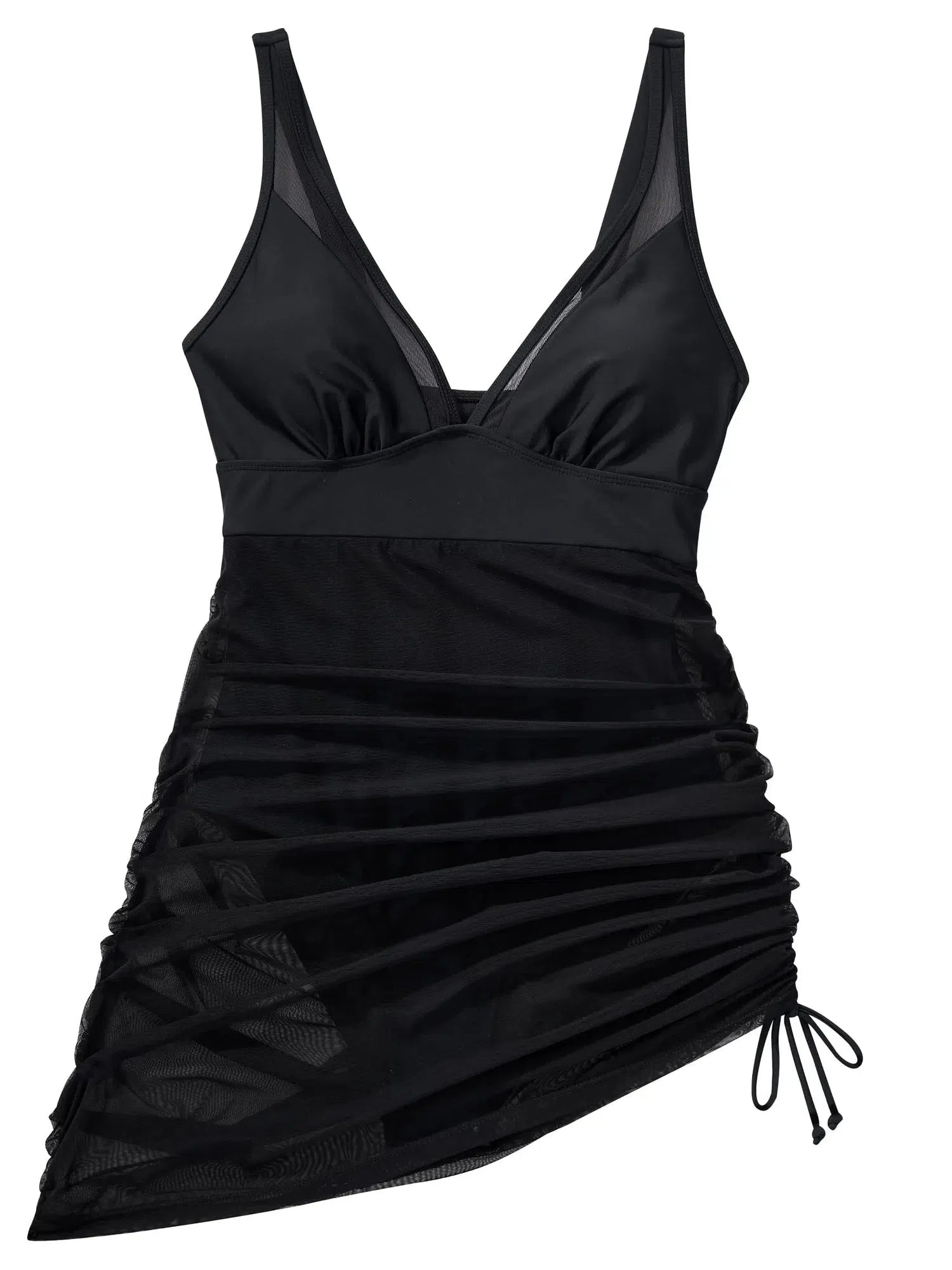 Mesh Dress Bathing Suit-Swimwear-SUUKSESS-SUUKSESS