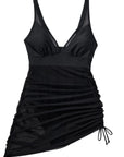 Mesh Dress Bathing Suit-Swimwear-SUUKSESS-SUUKSESS