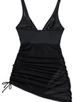 Mesh Dress Bathing Suit-Swimwear-SUUKSESS-SUUKSESS