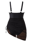 Mesh Dress Bathing Suit-Swimwear-SUUKSESS-SUUKSESS