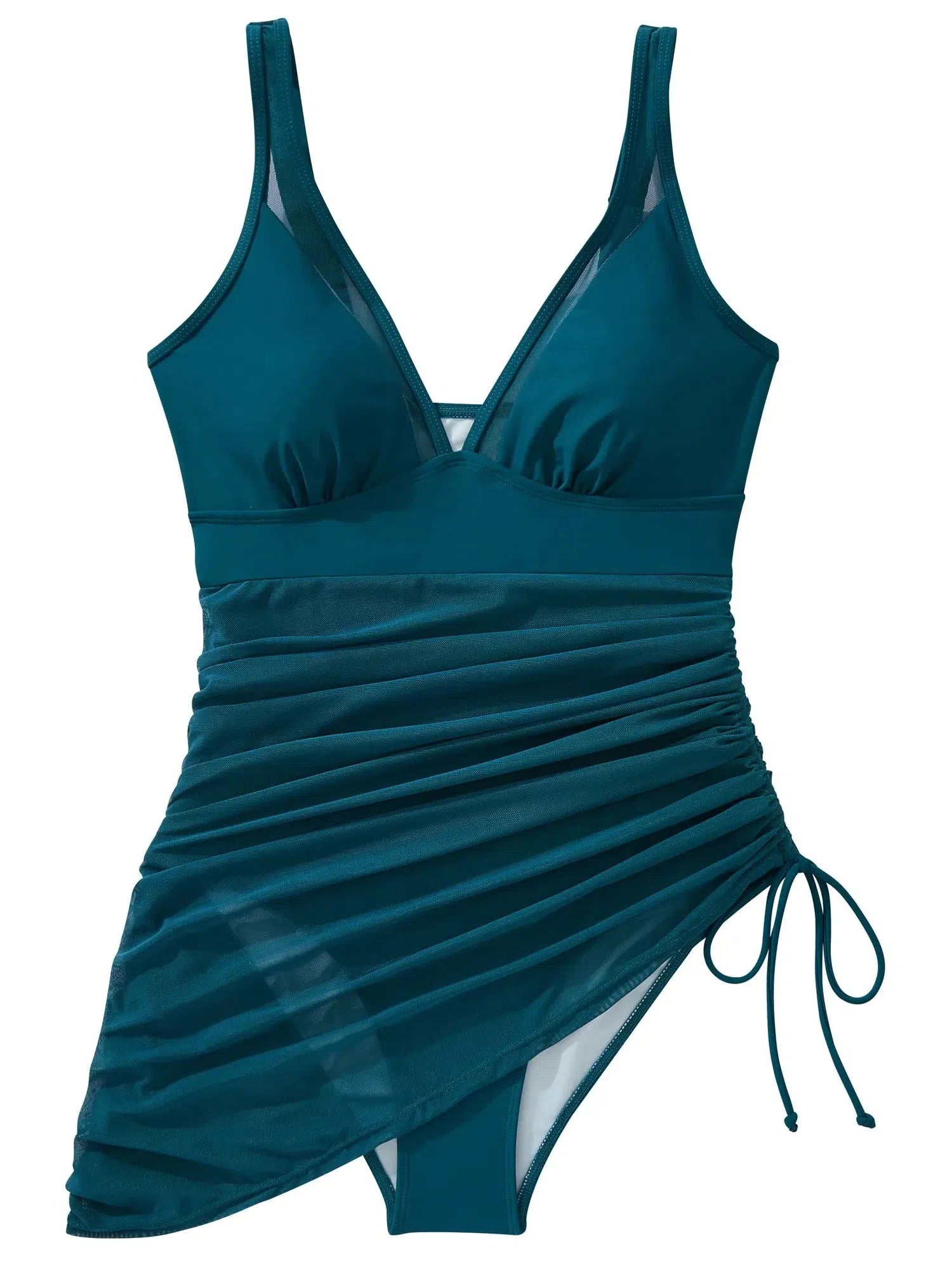 Mesh Dress Bathing Suit-Swimwear-SUUKSESS-SUUKSESS