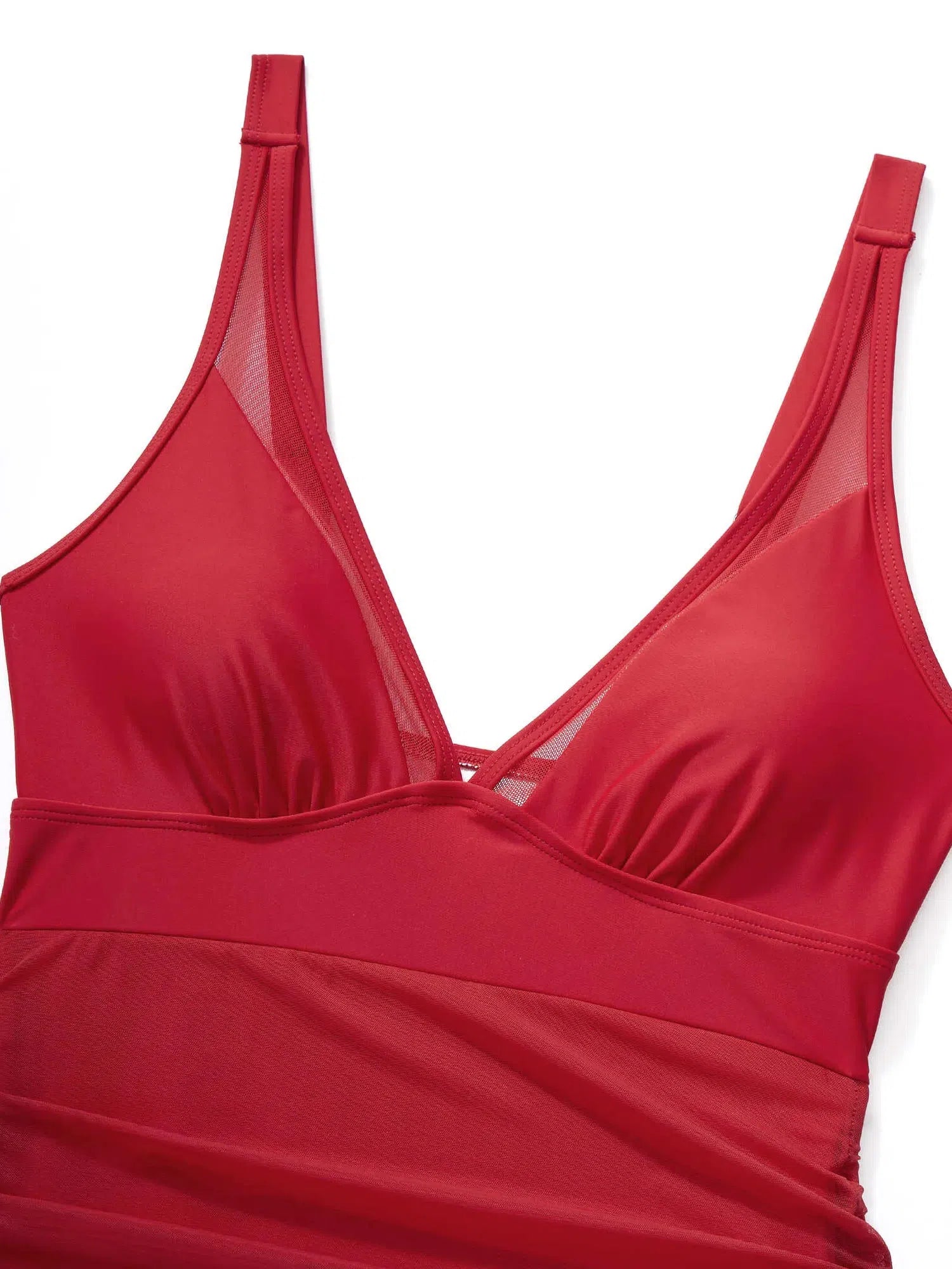 Mesh Dress Bathing Suit-Swimwear-SUUKSESS-SUUKSESS