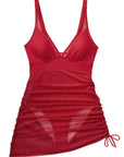 Mesh Dress Bathing Suit-Swimwear-SUUKSESS-SUUKSESS