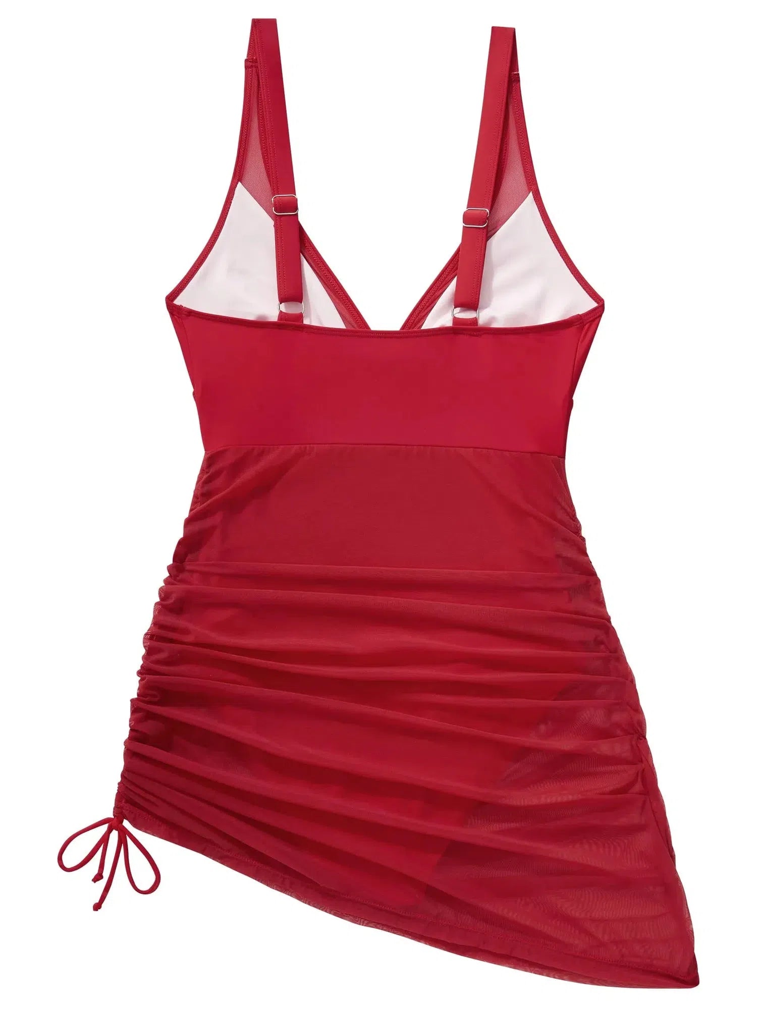 Mesh Dress Bathing Suit-Swimwear-SUUKSESS-SUUKSESS
