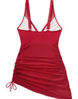 Mesh Dress Bathing Suit-Swimwear-SUUKSESS-SUUKSESS