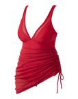 Mesh Dress Bathing Suit-Swimwear-SUUKSESS-SUUKSESS